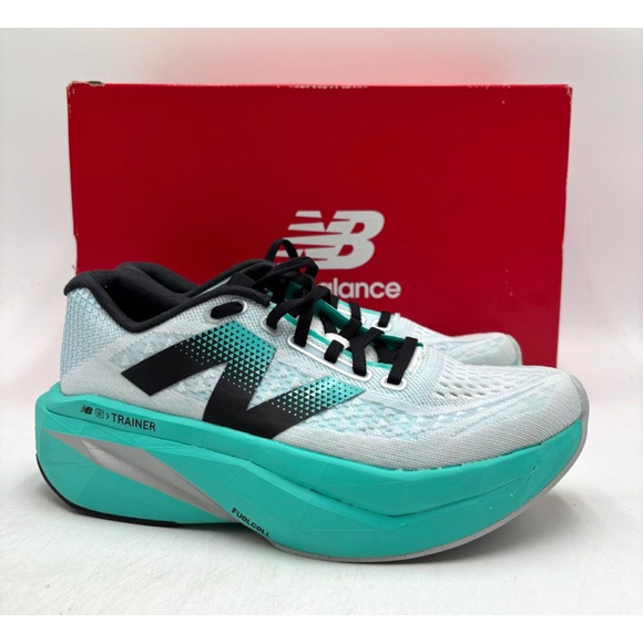 New Balance FuelCell Supercomp Trainer V3 Women's NWD Run-Shoe White US Size 8.5 - Picture 1 of 12